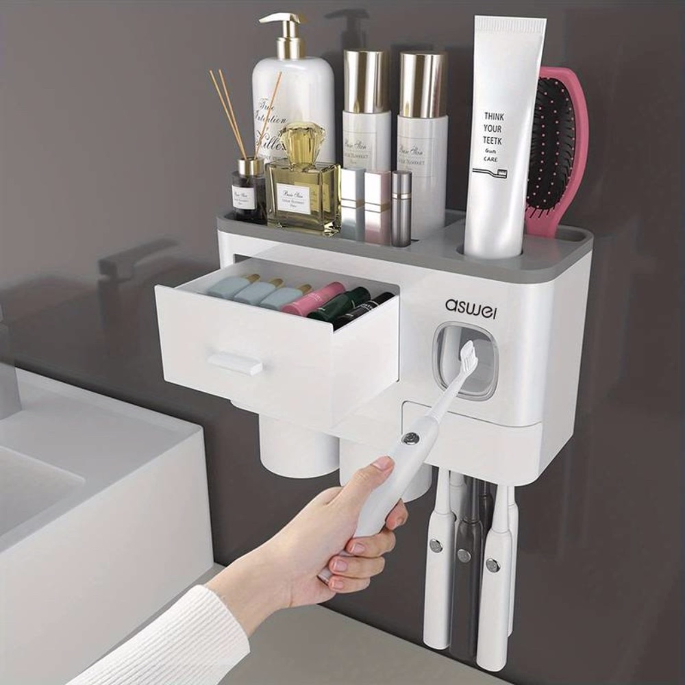 Tooth Brush sanitizer/dispenser/bathroom gadget
